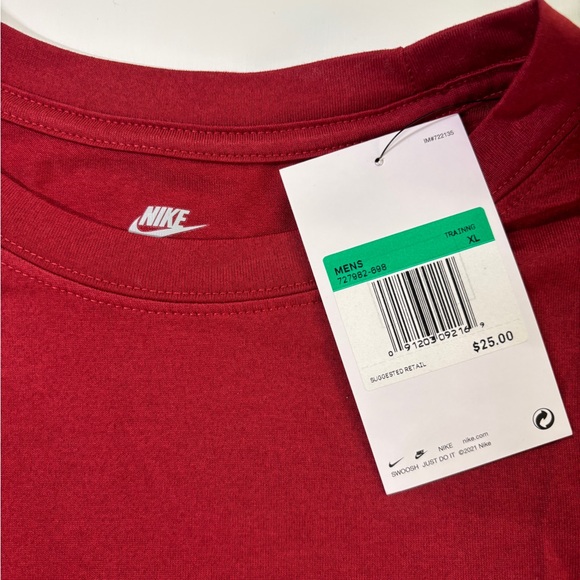 Nike Men's Crimson Dri-FIT Tee Mens XL - Picture 2 of 5